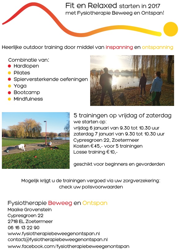 Groepstraining buiten outdoor Zoetermeer Groepstraining buiten outdoor Zoetermeer