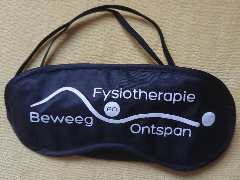 Training Zoetermeer ontspanning oogmaskers Training fysiotherapie zoetermeer