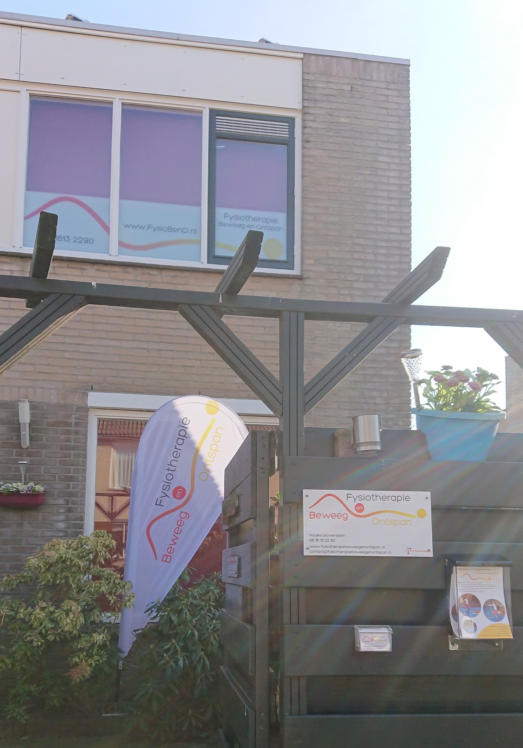 Fysiotherapie Zoetermeer vlag uit Fysiotherapie Zoetermeer vlag